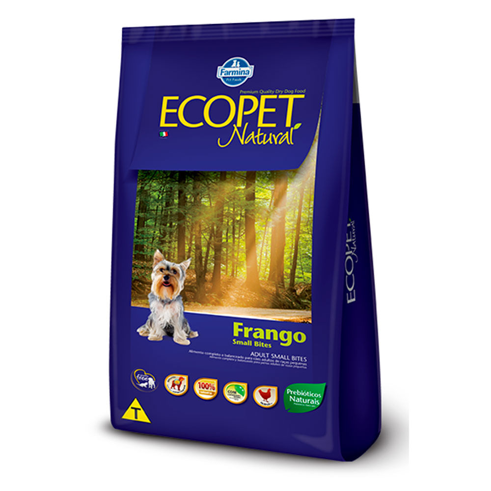 Foto-do-produto-Racao-Ecopet-Natural-Caes-Adultos-Racas-Pequenas-Frango-15kg-no-petshop-online-da-Tudo-de-Bicho