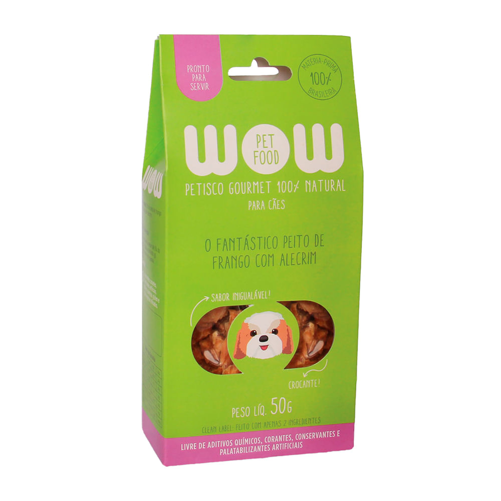 Foto-do-produto-Petisco-Para-Caes-Wow-Gourmet-Natural-Frango-e-Alecrim-50g-no-petshop-online-da-Tudo-de-Bicho