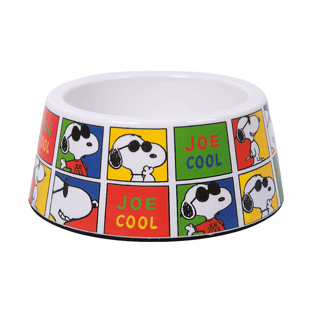 Foto-do-produto-Comedouro-Para-Caes-Melamina-Snoopy-Joe-Cool-Zooz-Pets-750ml-no-petshop-online-da-Tudo-de-Bicho