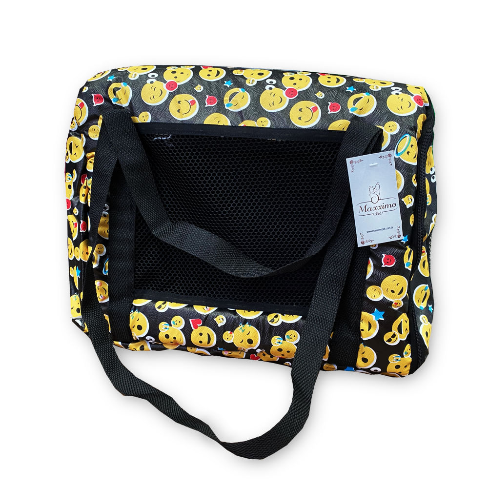 Foto-do-produto-Bolsa-Transporte-Luxo-Maxximo-Pet-Emojis-no-petshop-online-da-Tudo-de-Bicho