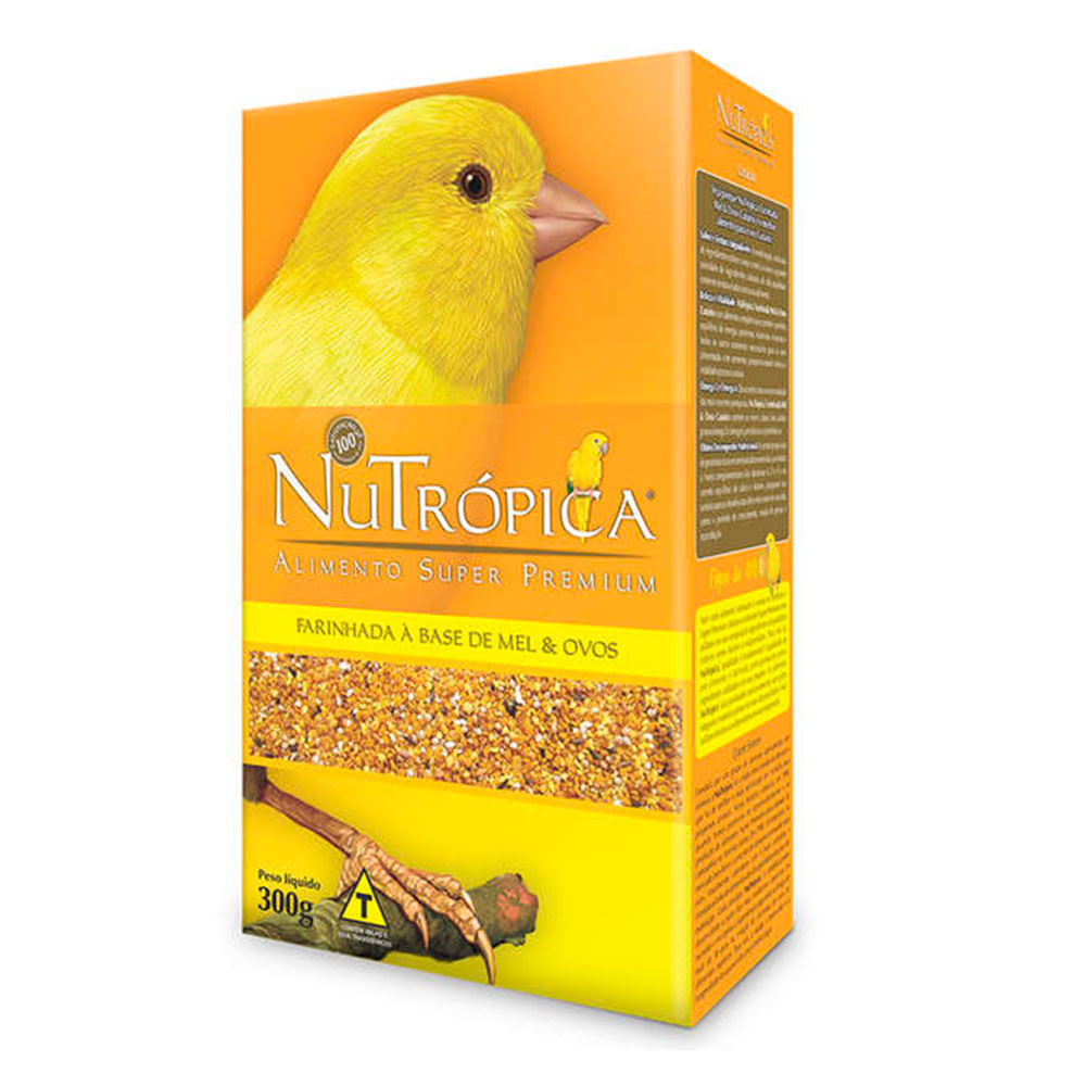 Foto-do-produto-Alimento-para-Canario-Farinhada-com-Mel-e-Ovos-Nutropica-300g-no-petshop-online-da-Tudo-de-Bicho