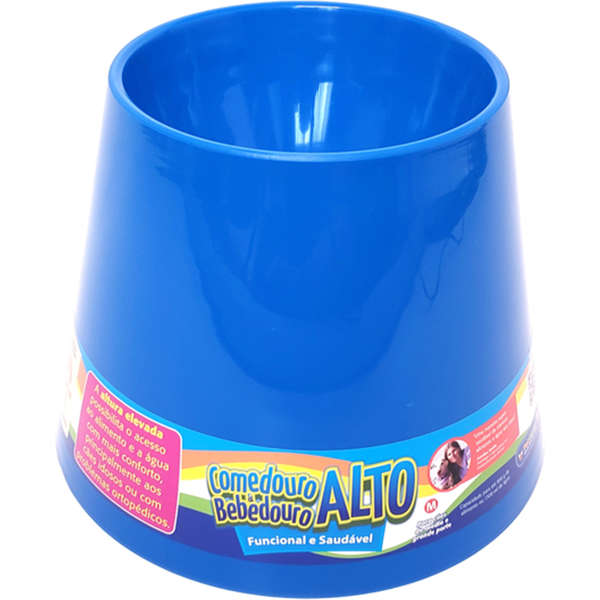 Foto-do-produto-Comedouro-e-Bebedouro-Caes-Pet-Games-Alto-Azul-Tam.M-no-petshop-online-da-Tudo-de-Bicho