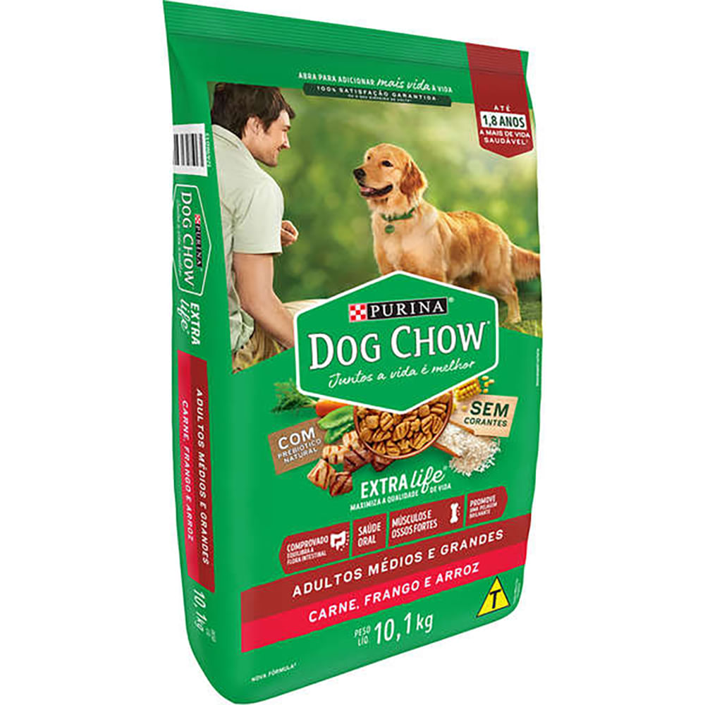 Foto-do-produto-Racao-Nestle-Purina-Dog-Chow-Adultos-Extra-Life-Racas-Medias-e-Grandes-101kg-no-petshop-online-da-Tudo-de-Bicho