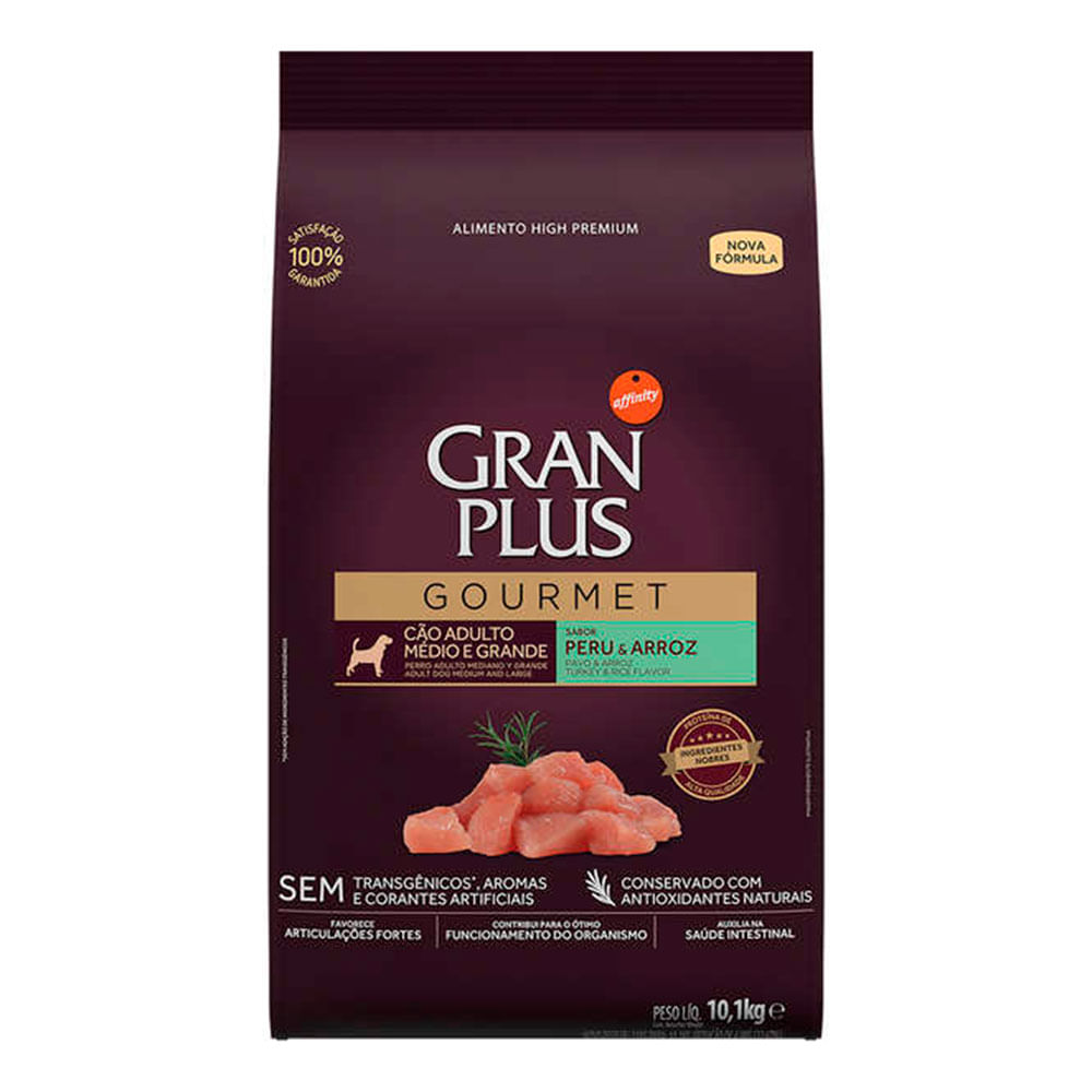 Foto-do-produto-Racao-Gran-Plus-Gourmet-Caes-Adultos-Porte-Medio-e-Grande-Peru-e-Arroz-101kg-no-petshop-online-da-Tudo-de-Bicho