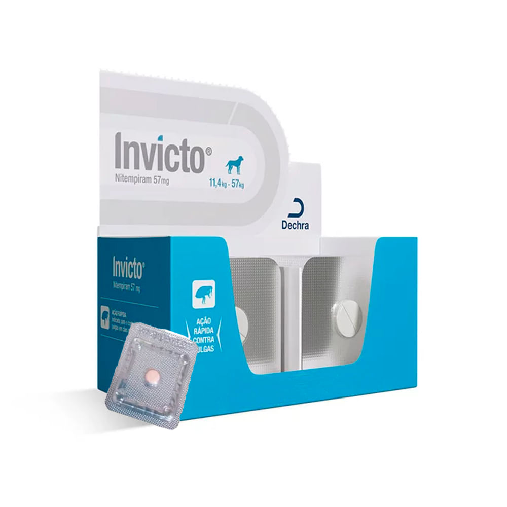 Foto-do-produto-Antipulgas-Invicto-Blister-Dechra-Com-1-Unidade-Para-Caes-De-114-a-57kg-57mg--no-petshop-online-da-Tudo-de-Bicho