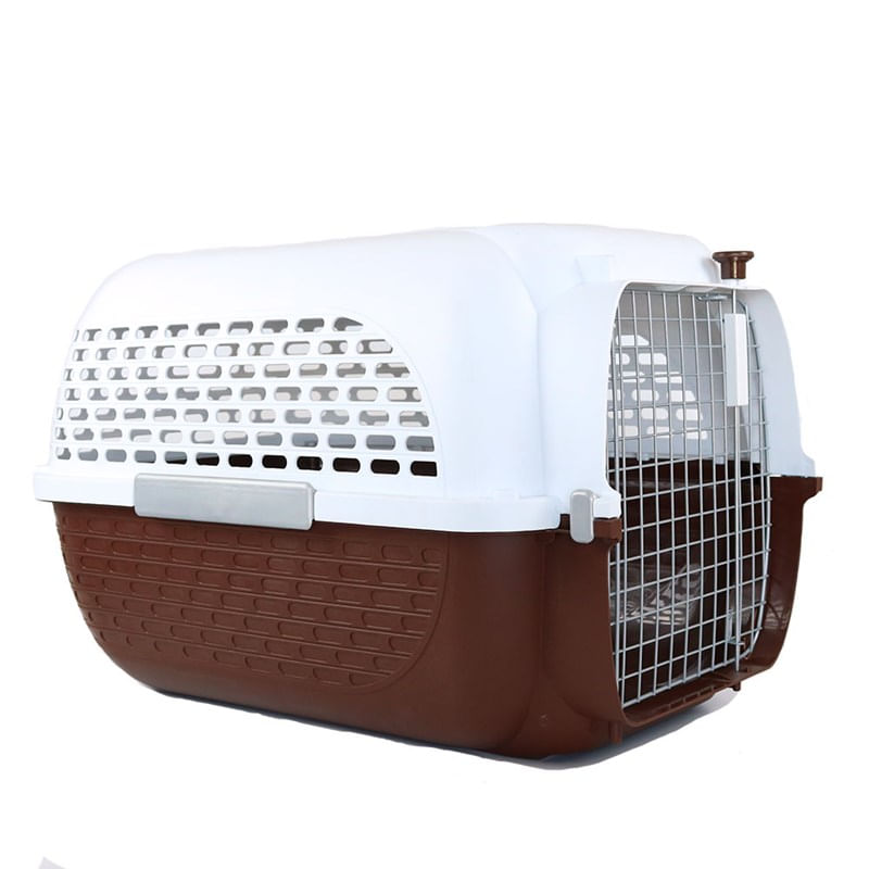 Foto-do-produto-Caixa-de-Transporte-Pet-Voyageur-Marrom-ate-10kg-no-petshop-online-da-Tudo-de-Bicho