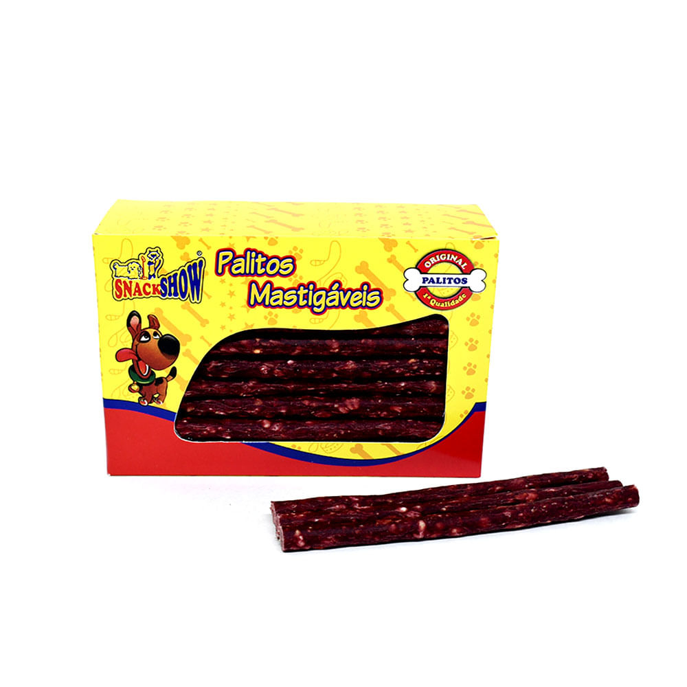 Foto-do-produto-Osso-Snack-Show-Caes-Palitos-Kr-65-Beterraba-com-35-Unidades--no-petshop-online-da-Tudo-de-Bicho