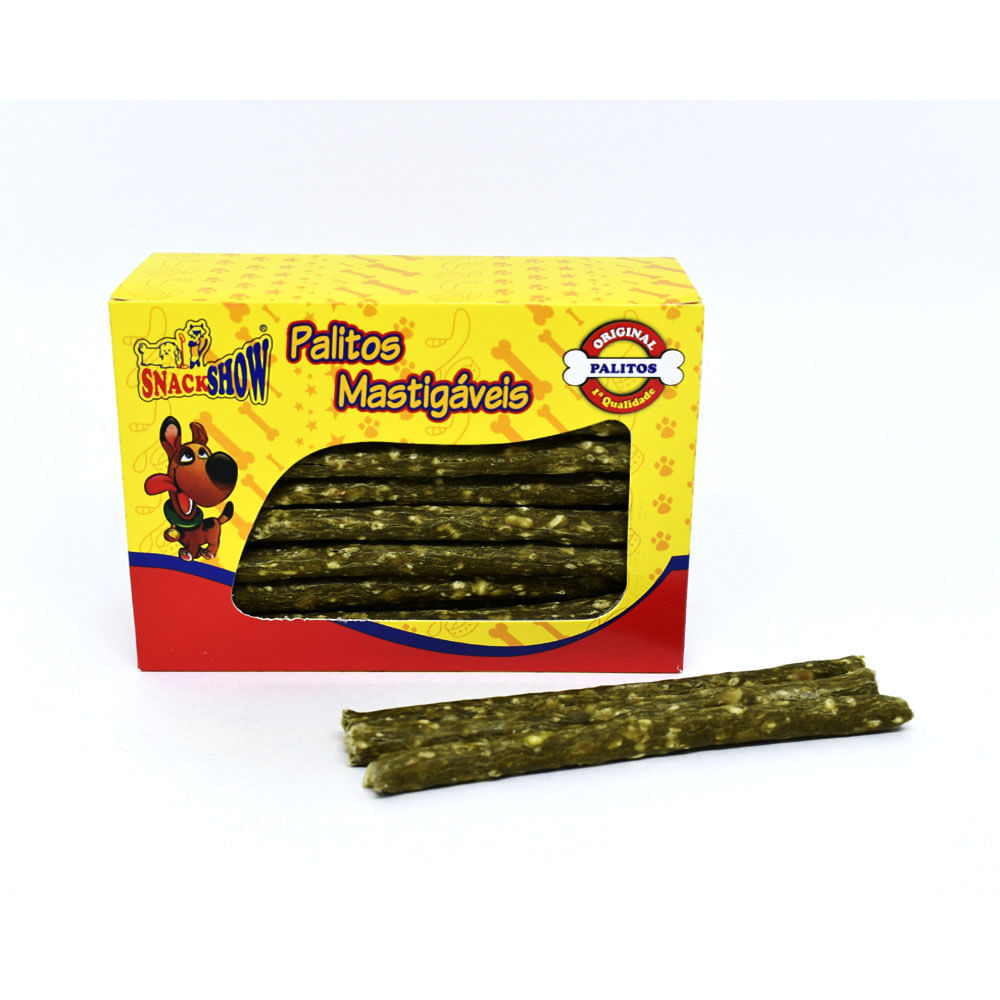 Foto-do-produto-Osso-Snack-Show-Caes-Palitos-Kr-65-Espinafre-com-35-Unidades--no-petshop-online-da-Tudo-de-Bicho