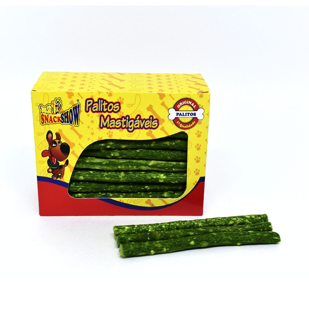 Foto-do-produto-Osso-Snack-Show-Caes-Palitos-Kr-65-Menta-com-35-Unidades--no-petshop-online-da-Tudo-de-Bicho