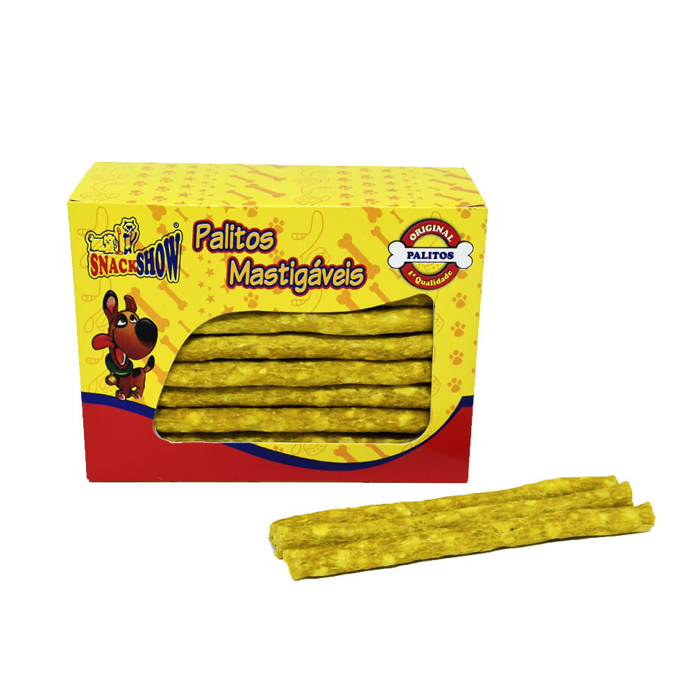 Foto-do-produto-Osso-Snack-Show-Caes-Palitos-Kr-65-Frango-com-35-Unidades--no-petshop-online-da-Tudo-de-Bicho