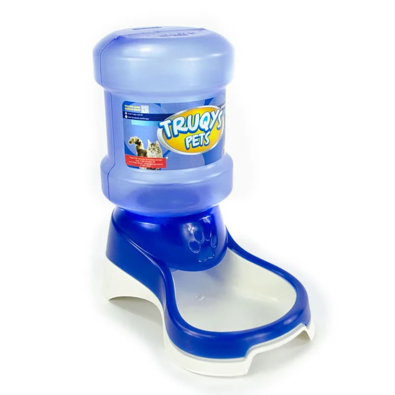 Foto-do-produto-Bebedouro-Automatico-Truqys-Pets-Azul-2-Litros-no-petshop-online-da-Tudo-de-Bicho