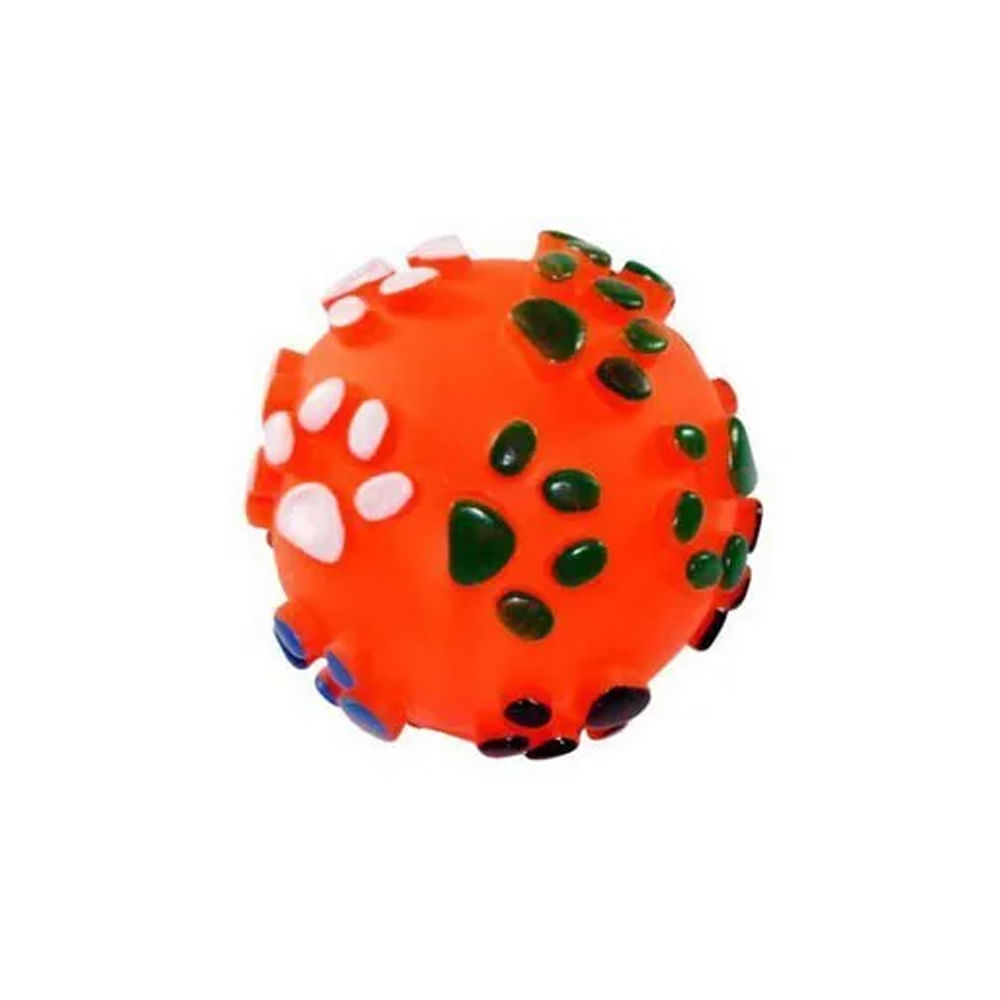 Foto-do-produto-Brinquedo-Caes-The-Pets-Vinil-Bolinha-Patinha-Color-Grande-no-petshop-online-da-Tudo-de-Bicho