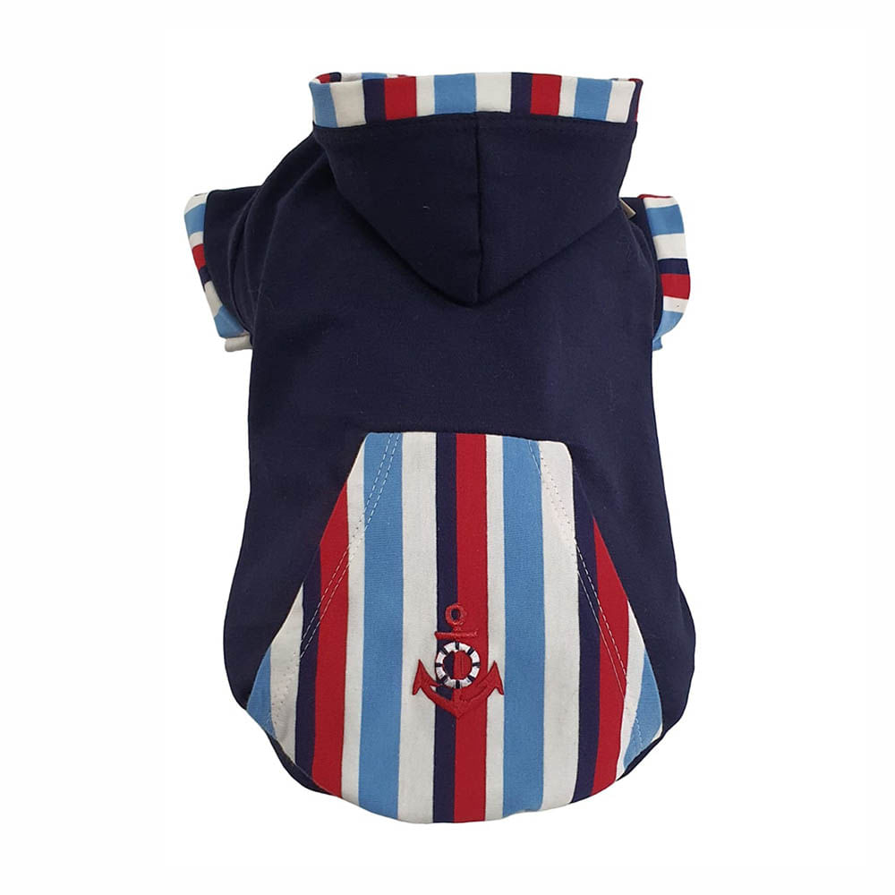 Foto-do-produto-Camiseta-com-Capuz-Pickorruchos-Malha-Navy-Marinho-Tamanho-03-no-petshop-online-da-Tudo-de-Bicho