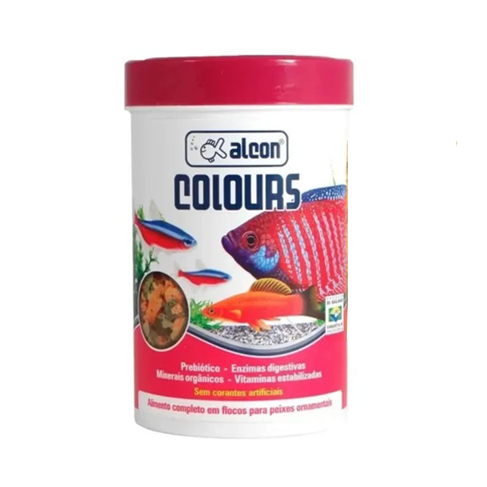 Foto-do-produto-Racao-para-Peixes-Colours-Flocos-Alcon-50g-no-petshop-online-da-Tudo-de-Bicho