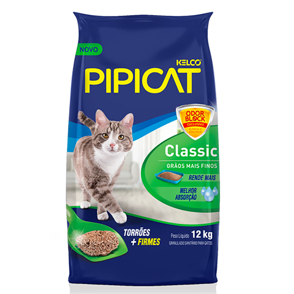 Foto-do-produto-Areia-Higienica-Pipicat-Classic-12kg-no-petshop-online-da-Tudo-de-Bicho