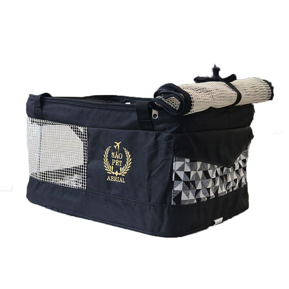 Foto-do-produto-Bolsa-de-Transporte-Aerial-Pet-Preta-Sao-Pet-43x315x20cm-no-petshop-online-da-Tudo-de-Bicho