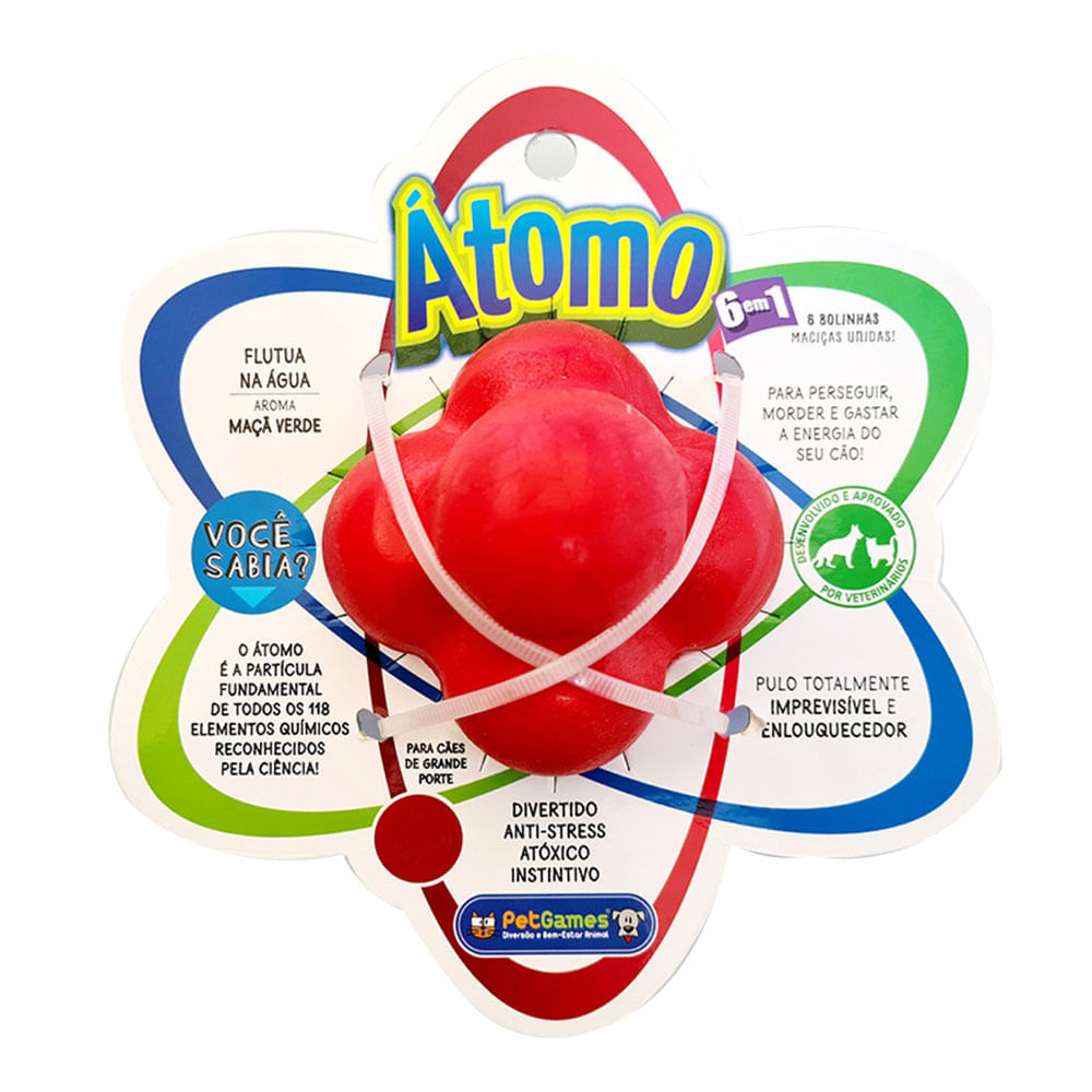 Foto-do-produto-Brinquedo-Caes-Pet-Games-Atomo-Vermelho-Tamanho-M--no-petshop-online-da-Tudo-de-Bicho