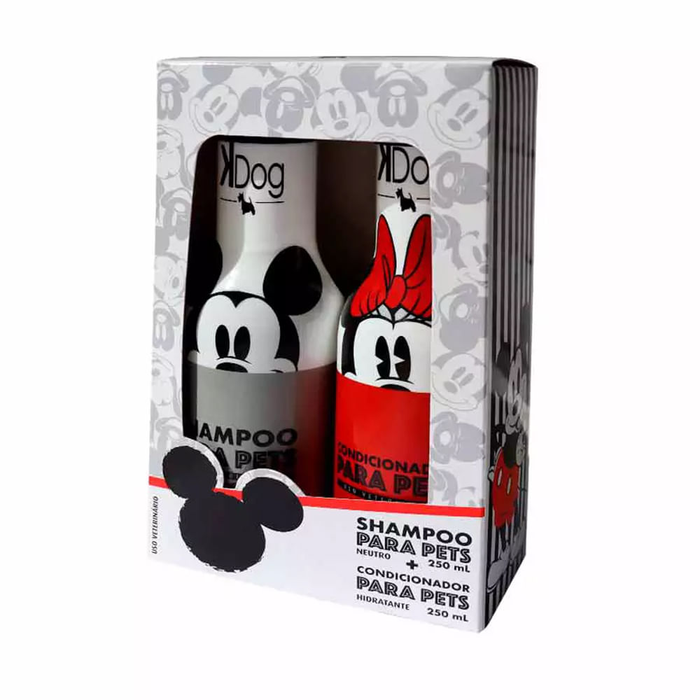 Foto-do-produto-Kit-Shampoo-e-Condicionador-Neutro-KDog-Disney-250ml-no-petshop-online-da-Tudo-de-Bicho