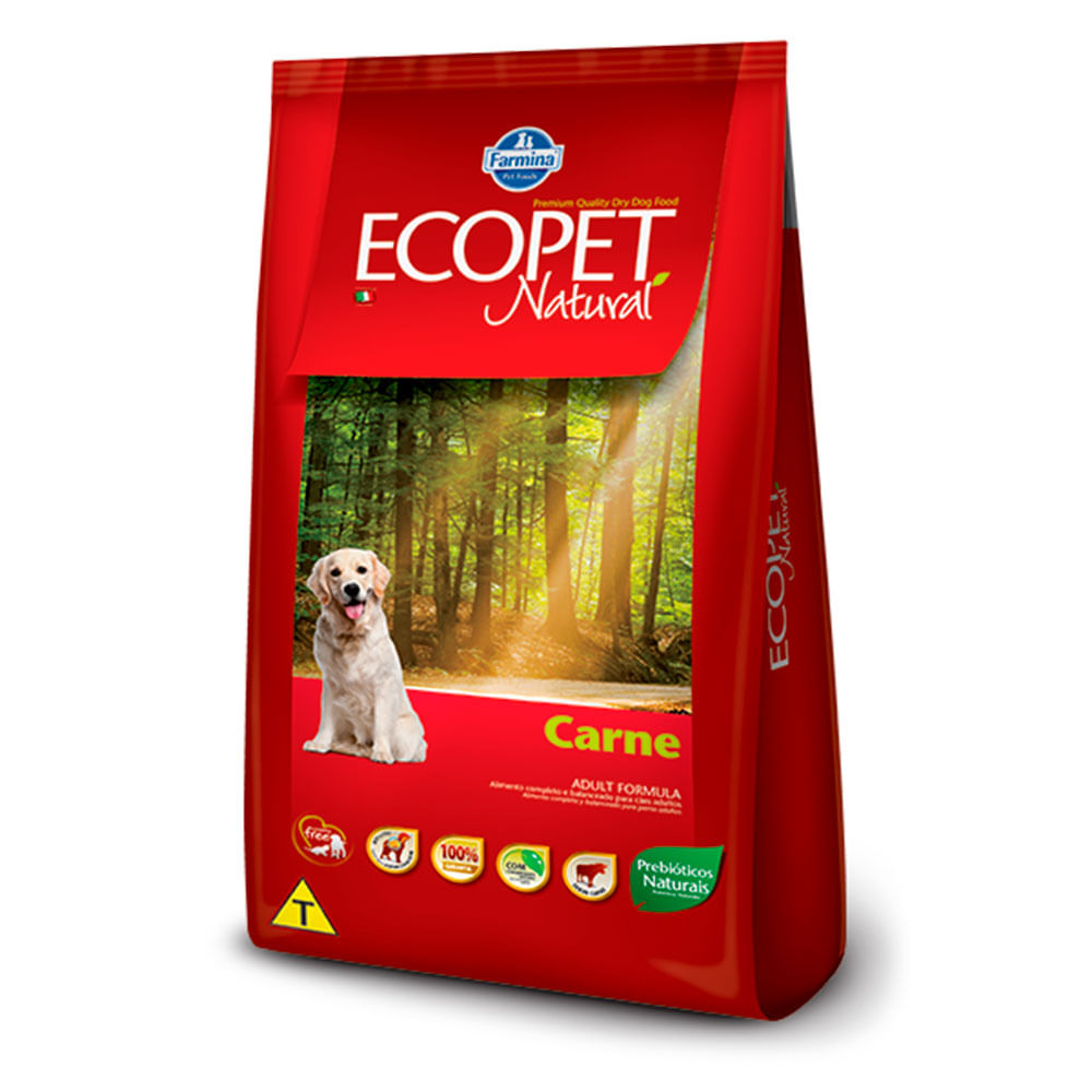 Foto-do-produto-Racao-Ecopet-Natural-Caes-Adultos-Carne---15kg-no-petshop-online-da-Tudo-de-Bicho