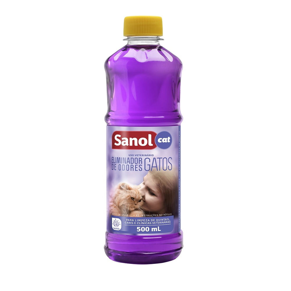 Foto-do-produto-Eliminador-de-Odores-Sanol-Cat-500ml-no-petshop-online-da-Tudo-de-Bicho