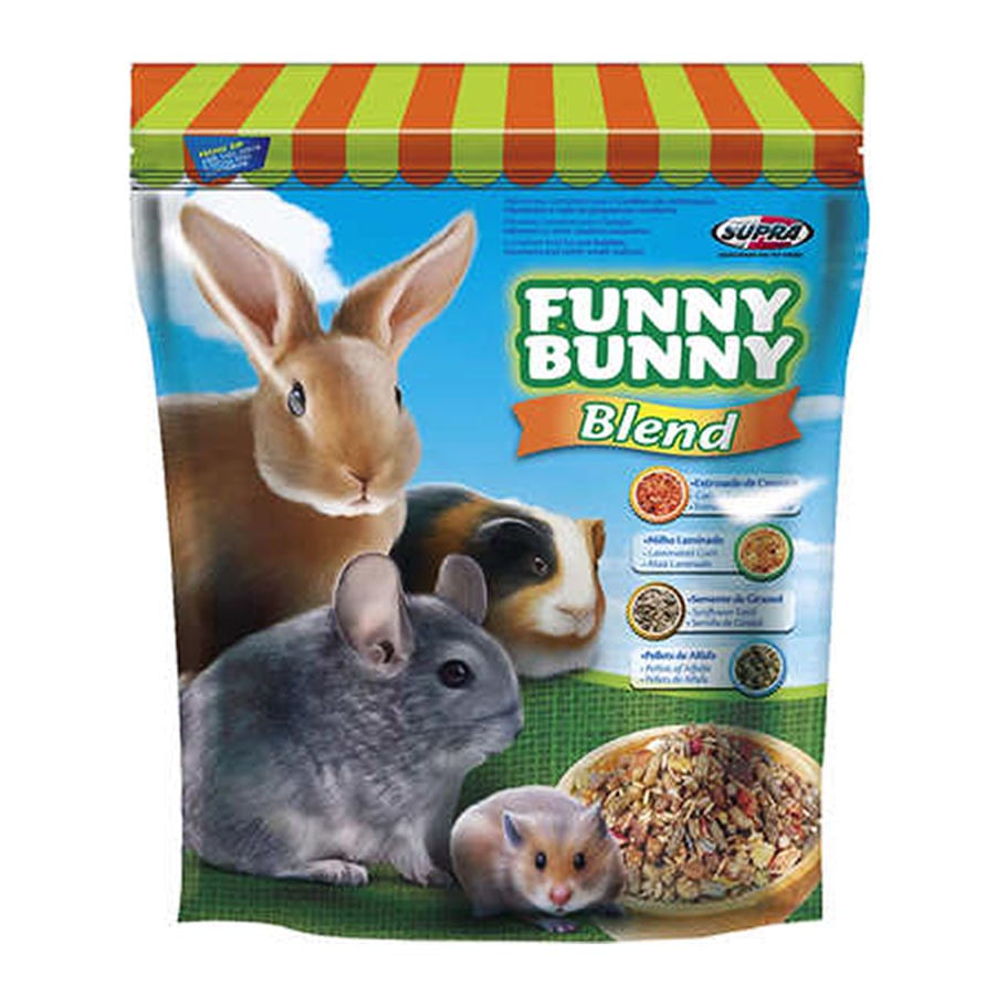 Foto-do-produto-Racao-para-Coelhos-Porquinho-Da-India-Funny-Bunny-Blend-Supra-500g-no-petshop-online-da-Tudo-de-Bicho