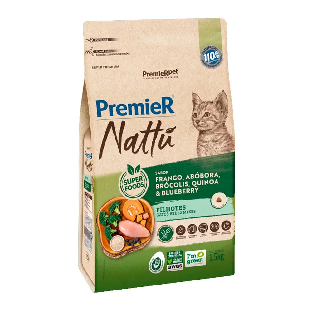 Foto-do-produto-Racao-Premier-Nattu-Gatos-Filhotes-Frango-Abobora-Brocolis-Quinoa-e-Blueberry-15kg-no-petshop-online-da-Tudo-de-Bicho