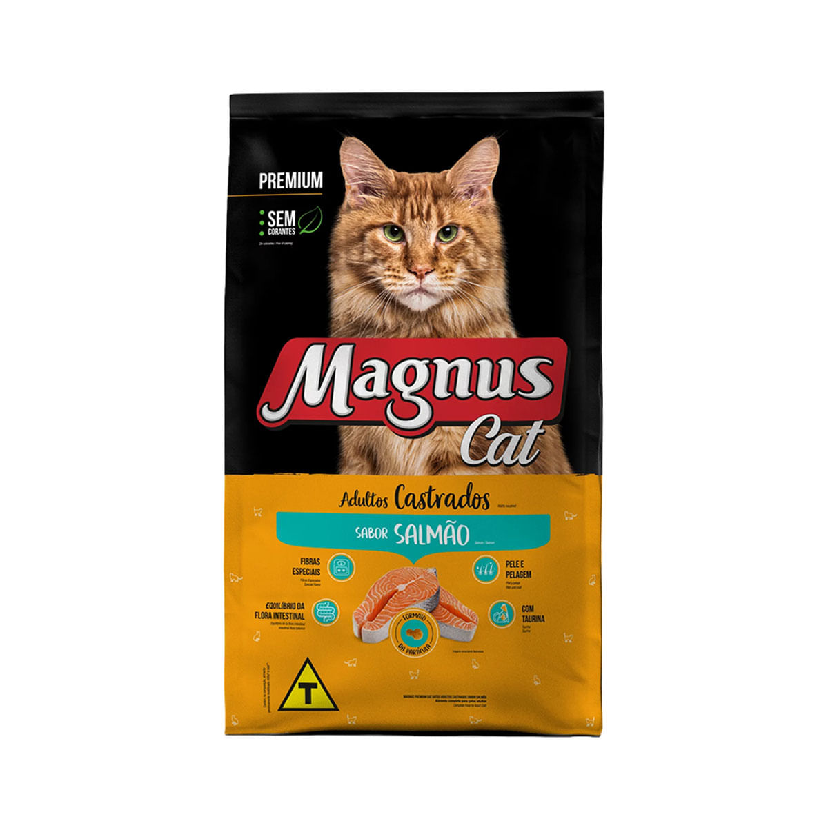 Foto-do-produto-Racao-Magnus-Premium-Gatos-Adultos-Castrados-Salmao-25kg-no-petshop-online-da-Tudo-de-Bicho