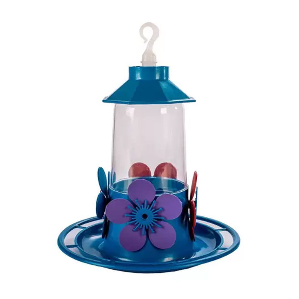 Foto-do-produto-Bebedouro-Beija-Flor-Luxo-Chapeu-com-Poleiro-Jel-Plast-Azul-250ml-no-petshop-online-da-Tudo-de-Bicho