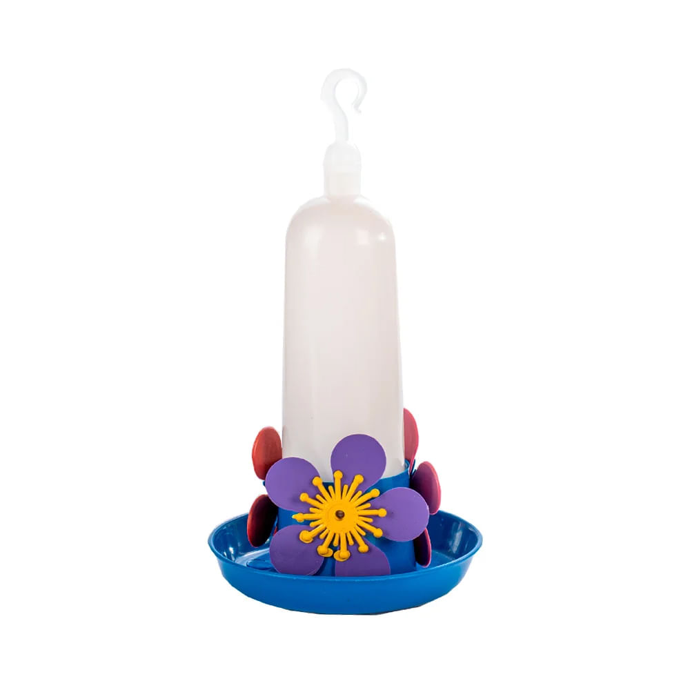 Foto-do-produto-Bebedouro-Beija-Flor-Mini-Azul-Jel-Plast-100ml-no-petshop-online-da-Tudo-de-Bicho