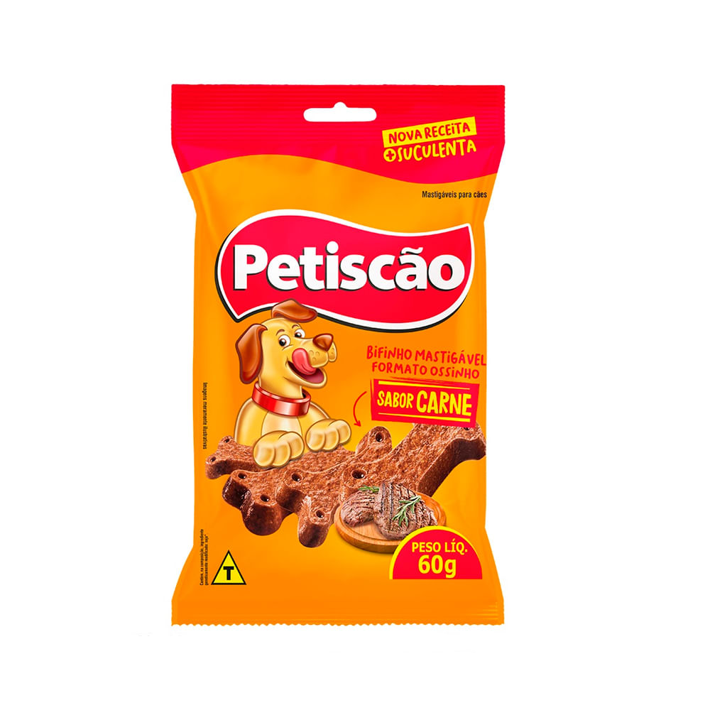 Foto-do-produto-Petisco-Caes-Petiscao-Carne-60g-no-petshop-online-da-Tudo-de-Bicho