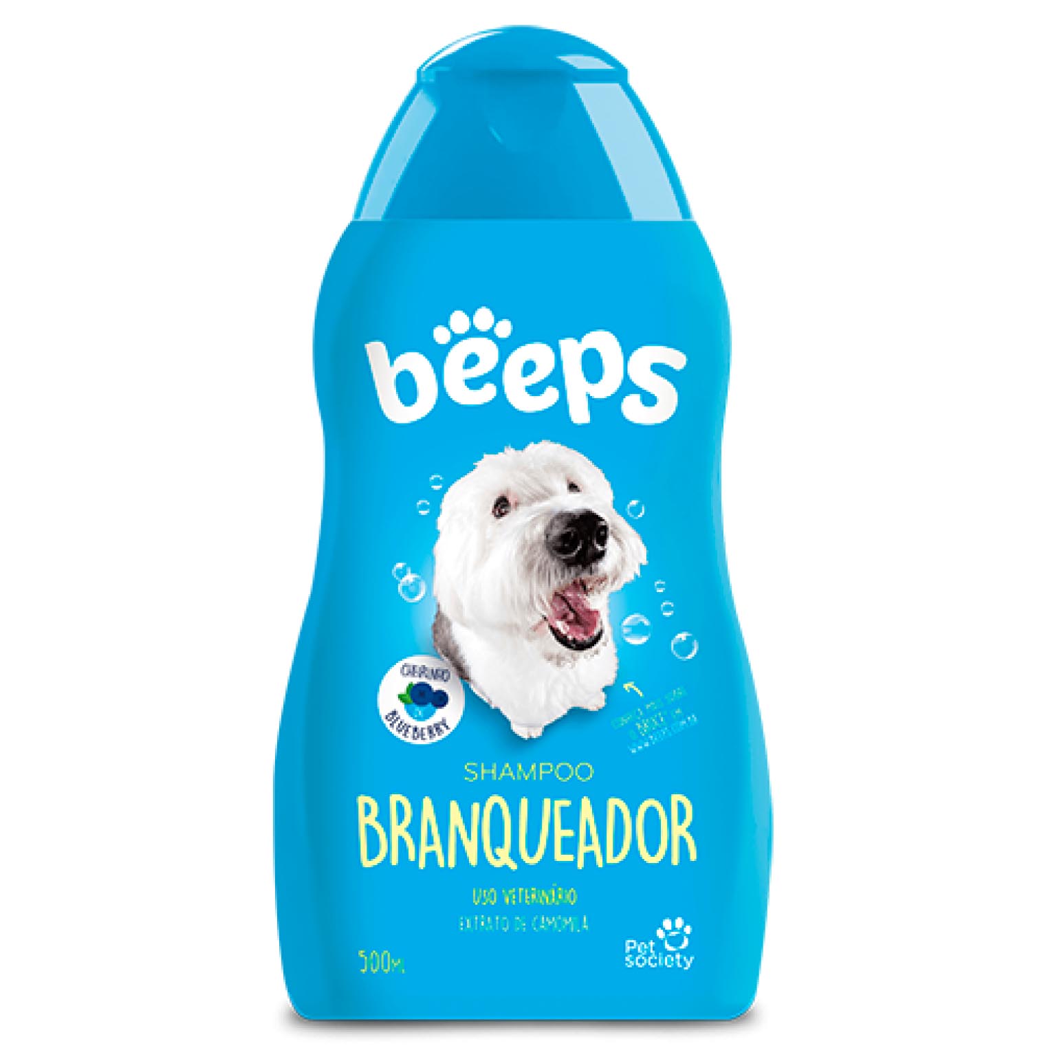 Foto-do-produto-Shampoo-Beeps-Branqueador-Pet-Society-500ml-no-petshop-online-da-Tudo-de-Bicho