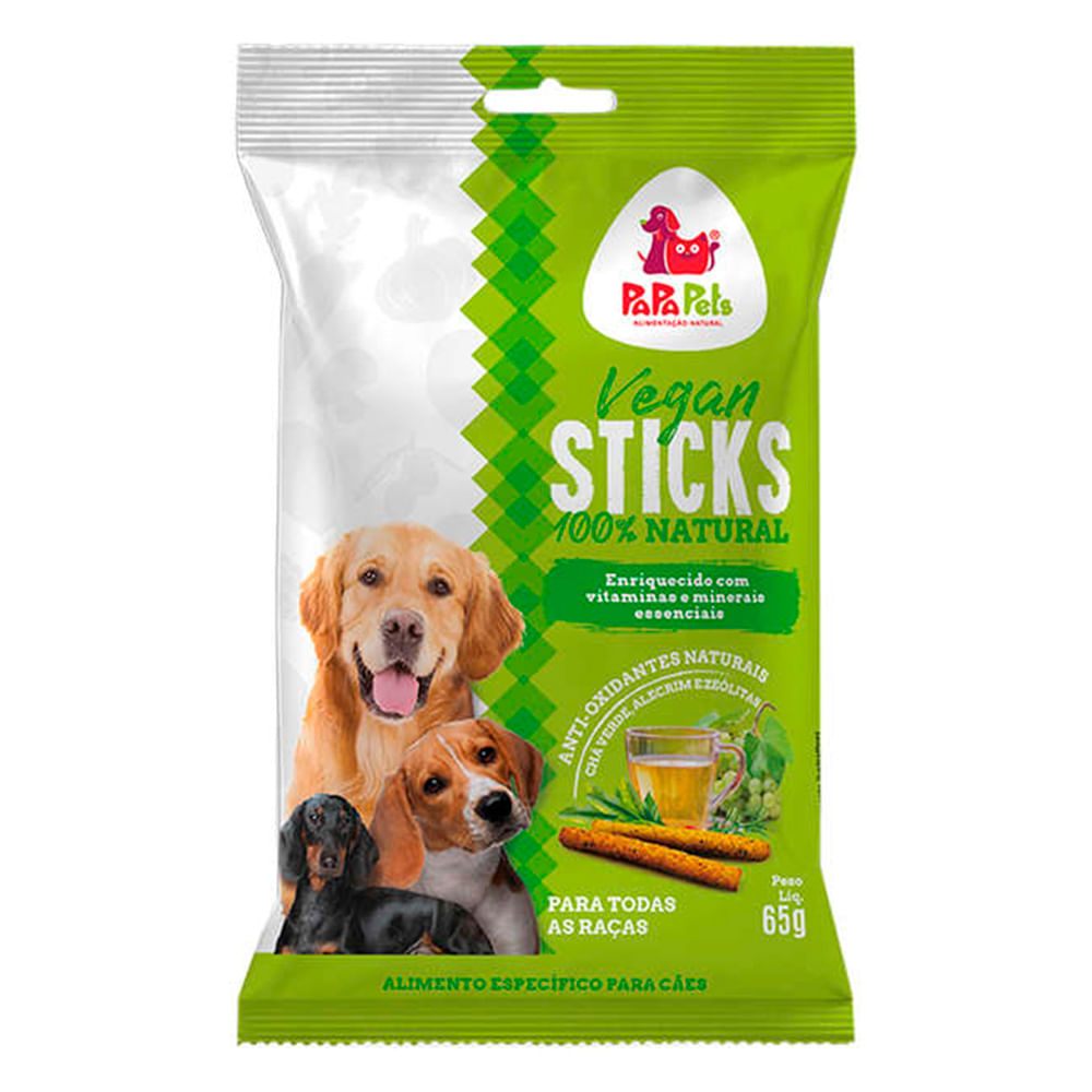 Foto-do-produto-Sticks-Natural-Papasticks-Para-Caes-Vegan-65g-no-petshop-online-da-Tudo-de-Bicho