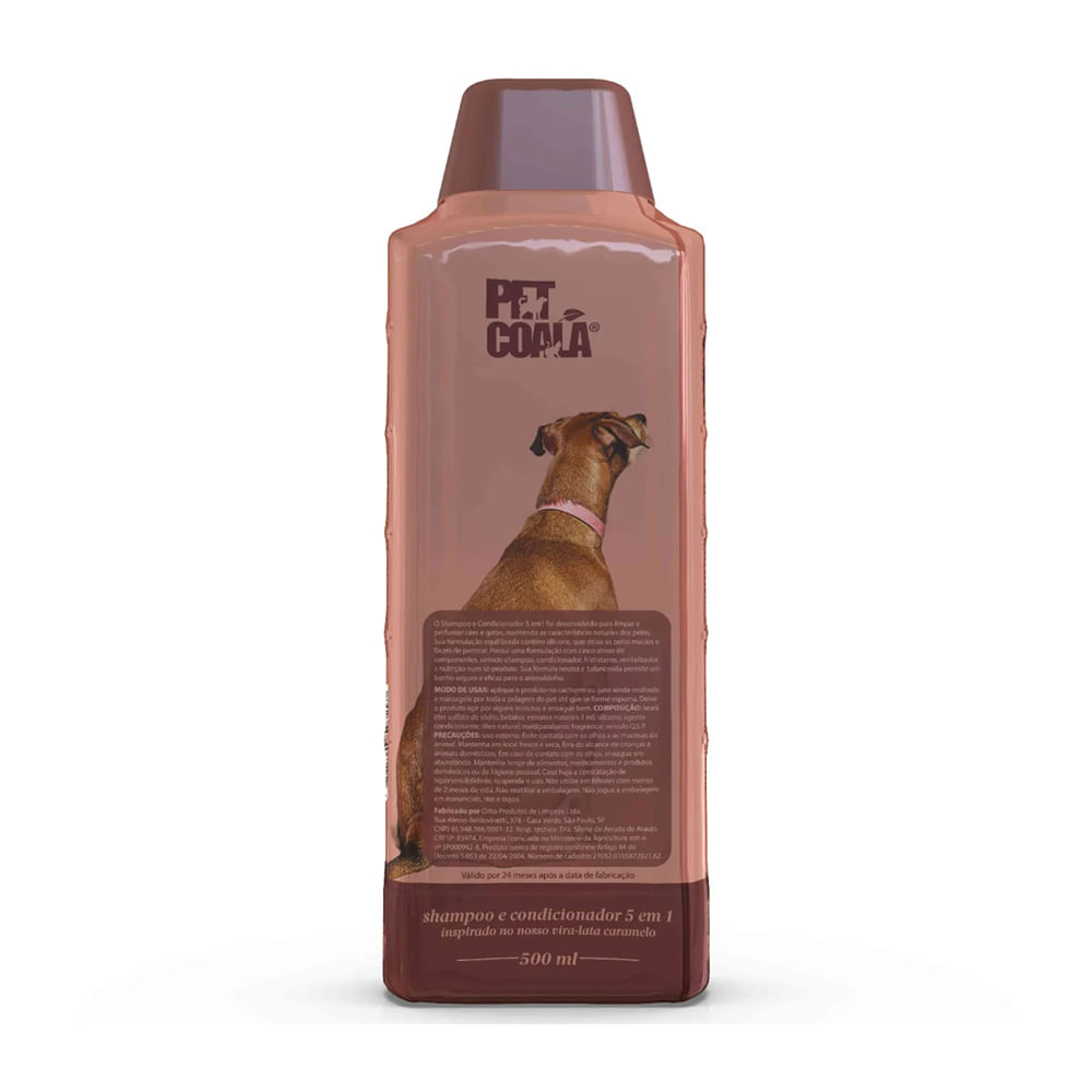 Foto-do-produto-Shampoo-5-em-1-Coala-500mL-no-petshop-online-da-Tudo-de-Bicho