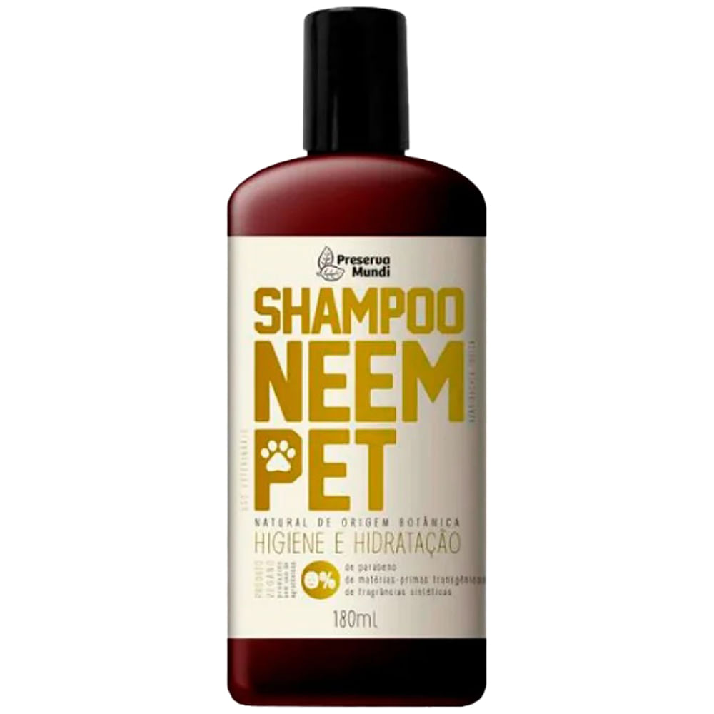 Foto-do-produto-Shampoo-Natural-Caes-E-Gatos-Neem-Pet-Preserva-Mundi-180ml-no-petshop-online-da-Tudo-de-Bicho