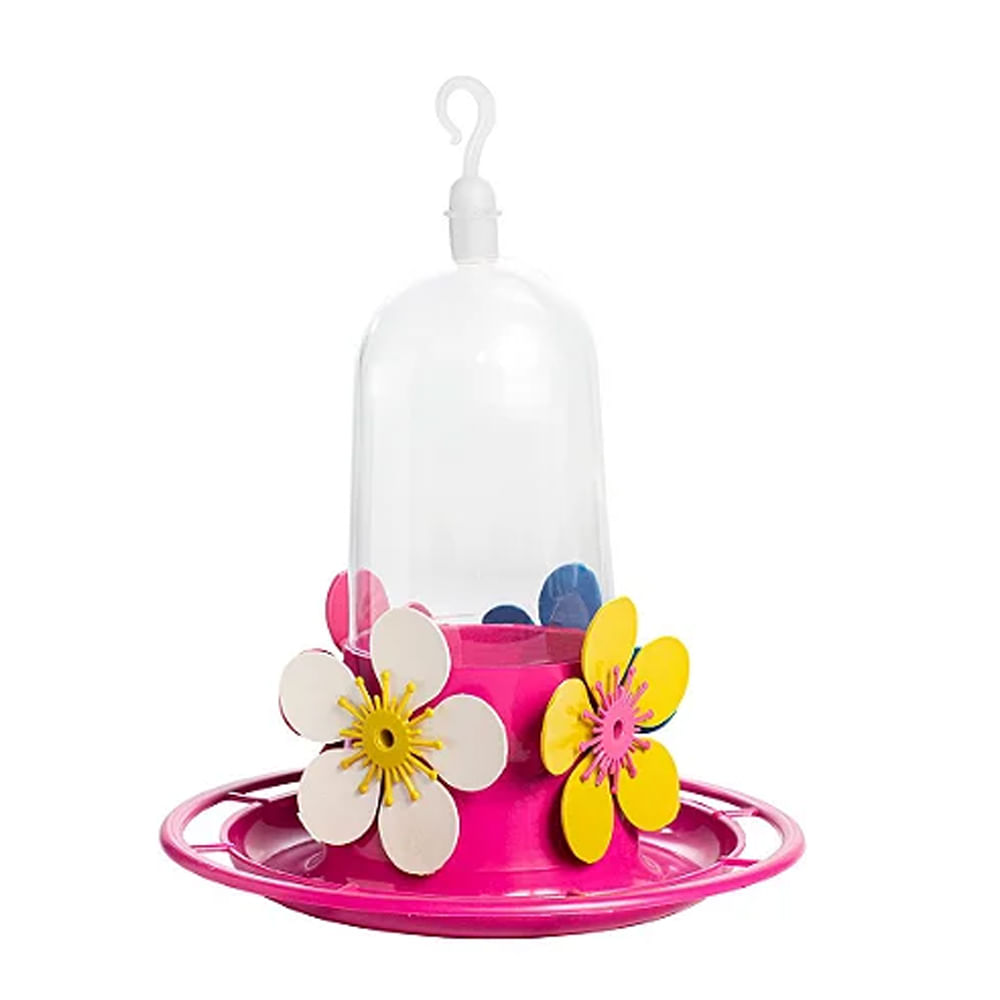 Foto-do-produto-Bebedouro-Beija-Flor-com-Poleiro-Jel-Plast-Rosa-250ml-no-petshop-online-da-Tudo-de-Bicho