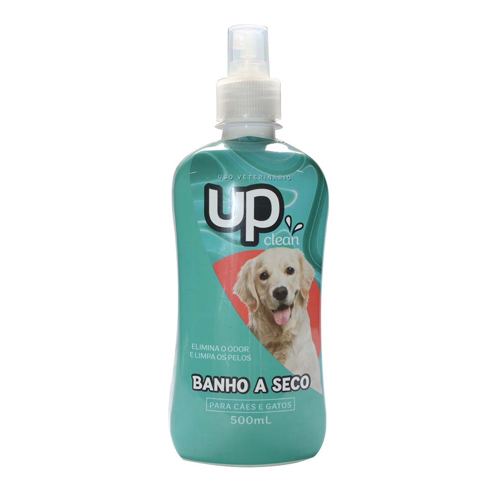 Foto-do-produto-Locao-Banho-a-Seco-Up-Clean-Caes-e-Gatos-500ml-no-petshop-online-da-Tudo-de-Bicho