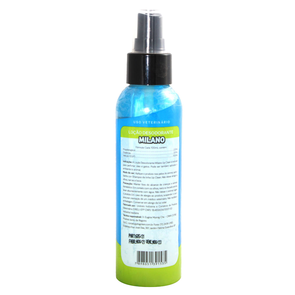 Foto-do-produto-Locao-Desodorante-Up-Clean-Milano-120ml-no-petshop-online-da-Tudo-de-Bicho