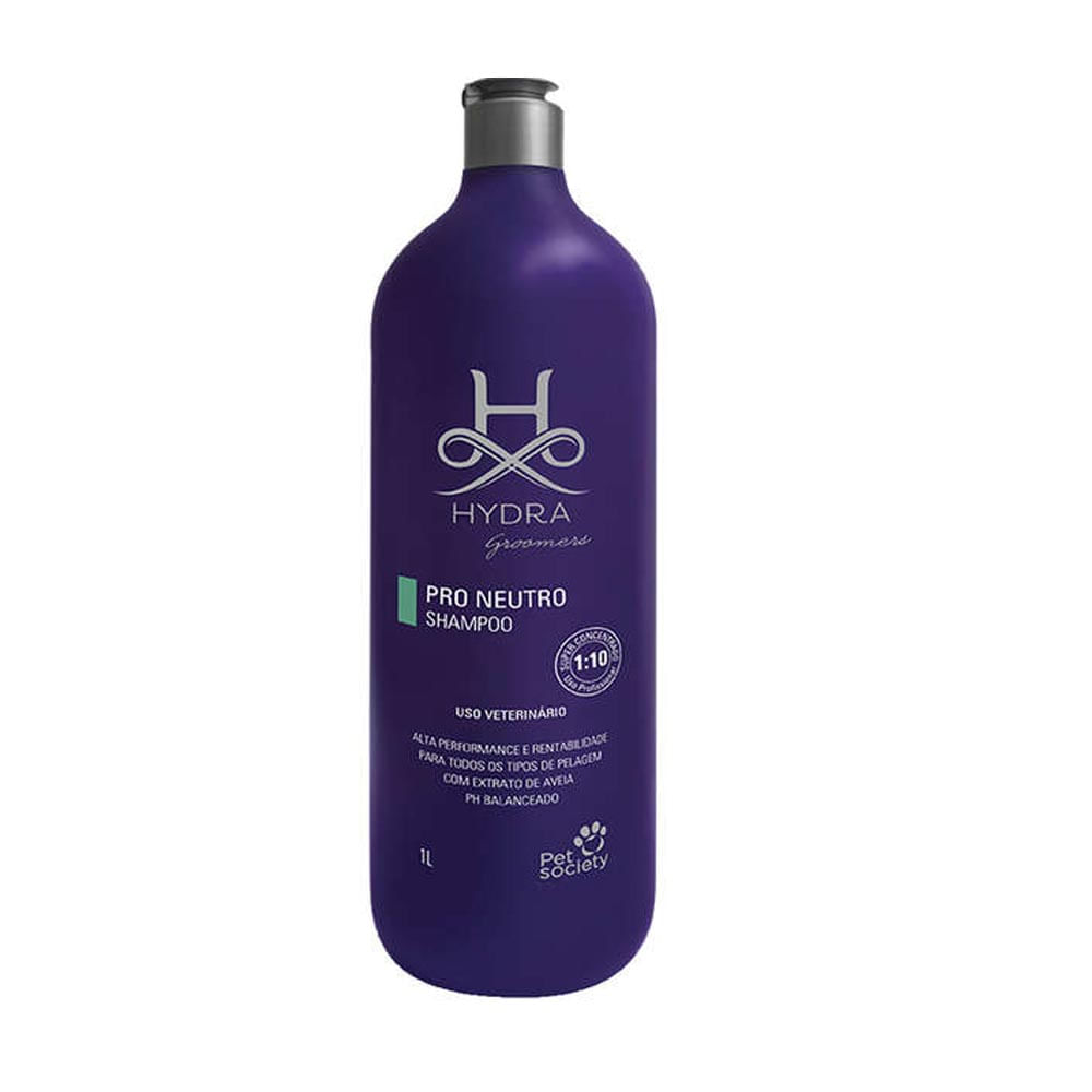 Foto-do-produto-Shampoo-Hydra-Groomers-Pro-Neutro-Pet-Society-1-Litro-no-petshop-online-da-Tudo-de-Bicho