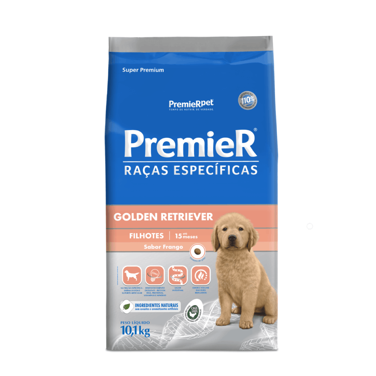 Foto-do-produto-Racao-Premier-Racas-Especificas-Caes-Golden-Retriever-Filhotes-Frango-101kg-no-petshop-online-da-Tudo-de-Bicho