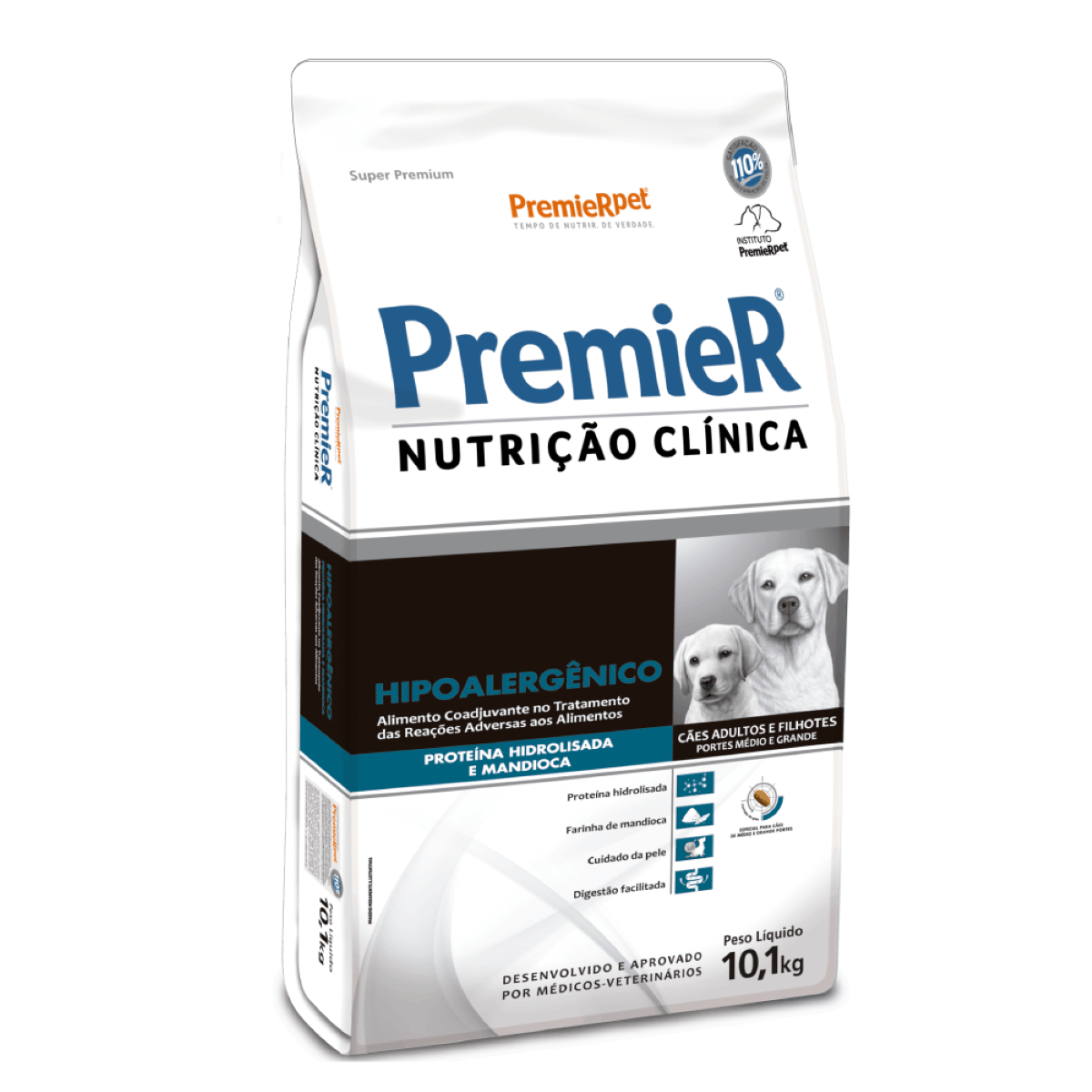 Foto-do-produto-Racao-Premier-Nutricao-Clinica-Caes-Hipoalergenico-Medio-e-Grande-Porte-Proteina-Hidrolisada-101kg-no-petshop-online-da-Tudo-de-Bicho