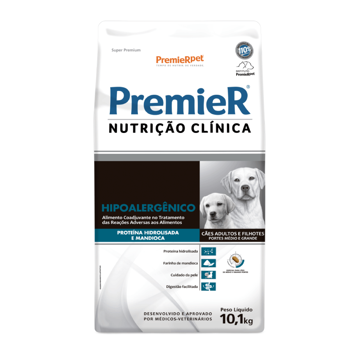 Foto-do-produto-Racao-Premier-Nutricao-Clinica-Caes-Hipoalergenico-Medio-e-Grande-Porte-Proteina-Hidrolisada-101kg-no-petshop-online-da-Tudo-de-Bicho