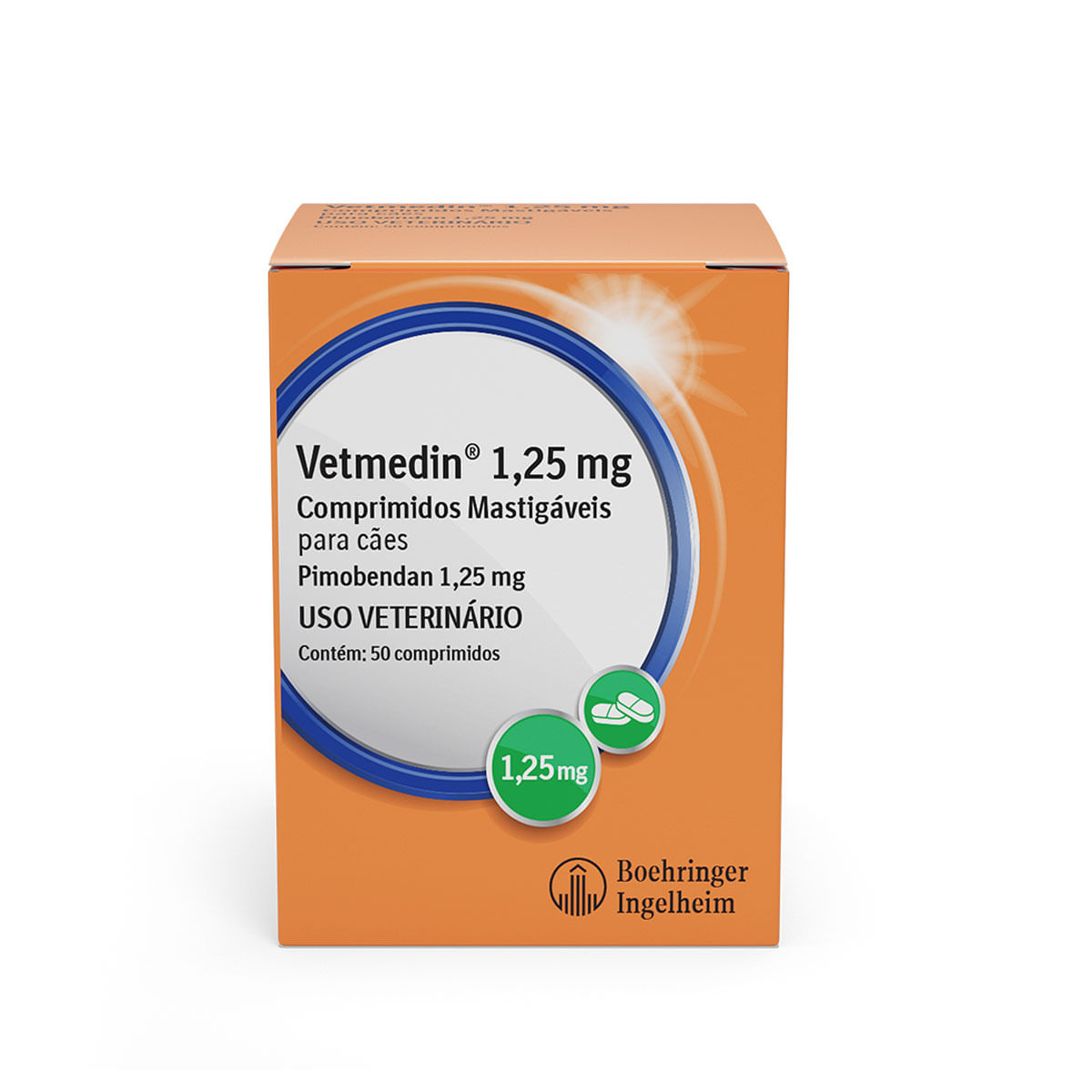 Foto-do-produto-Vetmedin-Boehringer-Ingelheim-50-Comprimidos-Mastigaveis-para-Caes-no-petshop-online-da--tudo-de-bicho