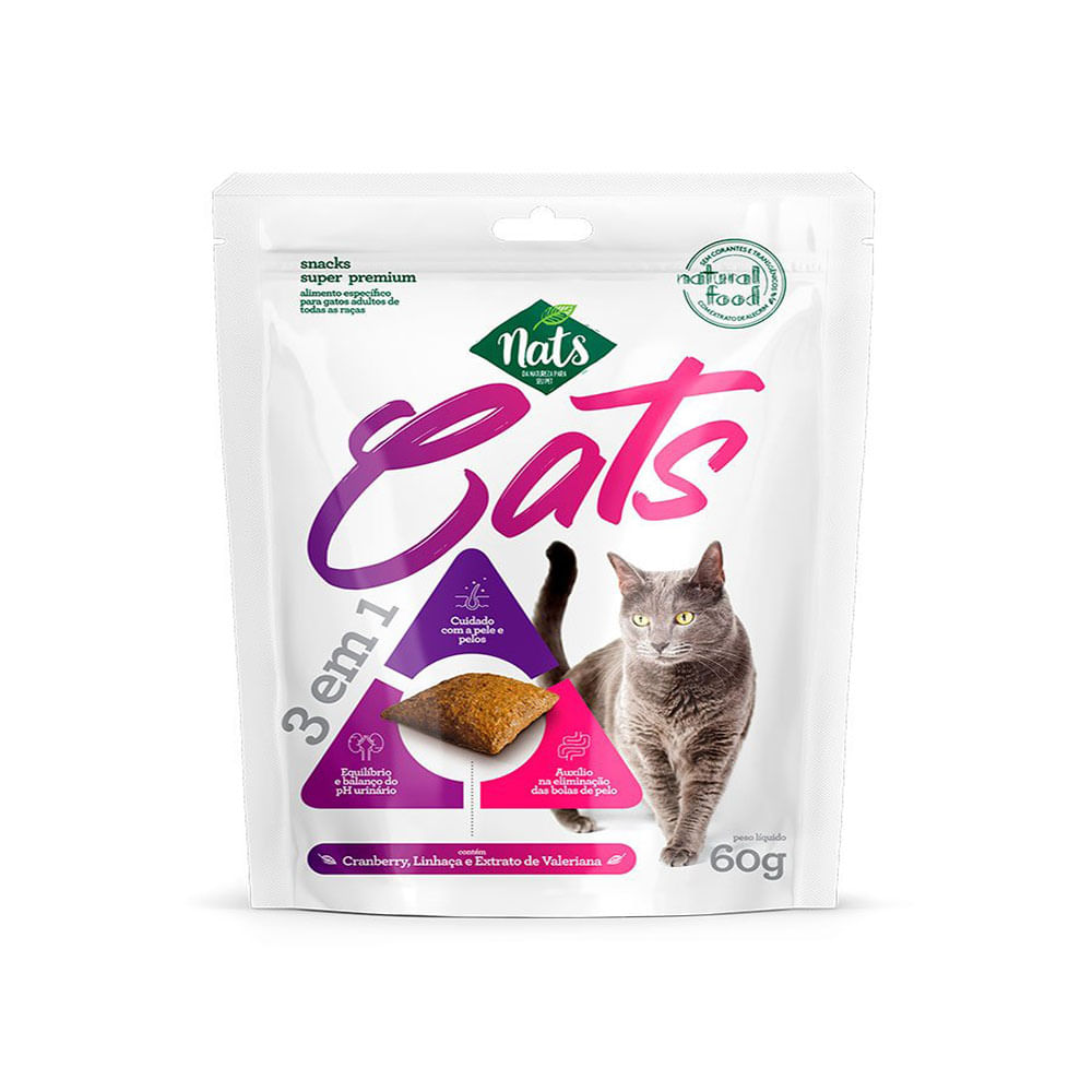 Foto-do-produto-Snack-Gatos-Nats-Cats-3-em-1-60g-no-petshop-online-da-Tudo-de-Bicho