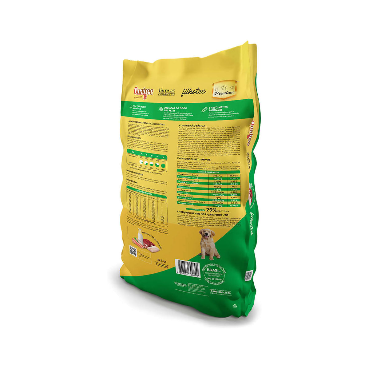 Foto-do-produto-Racao-Quatree-para-Caes-Gourmet-Filhotes-20kg-no-petshop-online-da-Tudo-de-Bicho