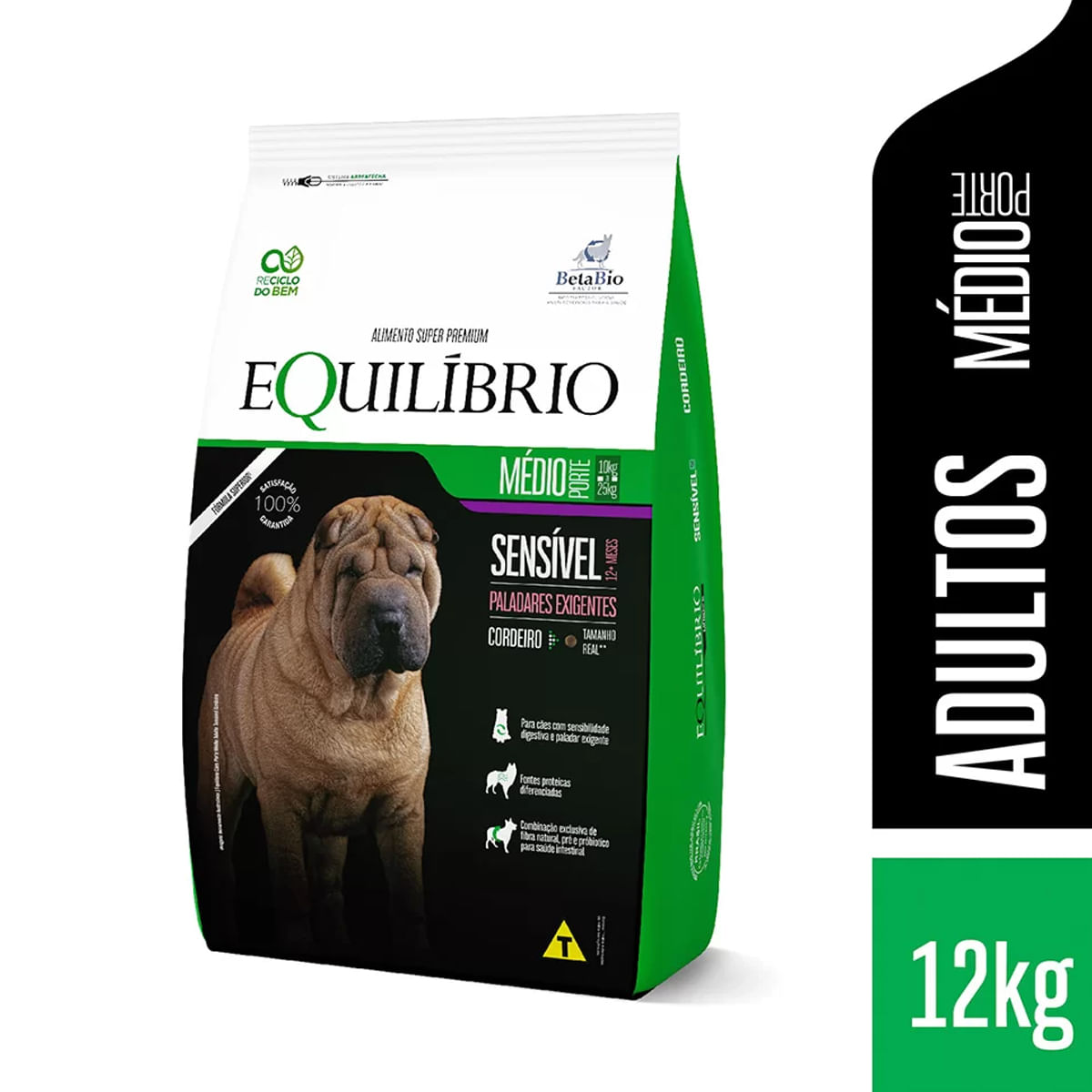 Foto-do-produto-Racao-Total-Equilibrio-Caes-Adultos-Sensitive-no-petshop-online-da-Tudo-de-Bicho