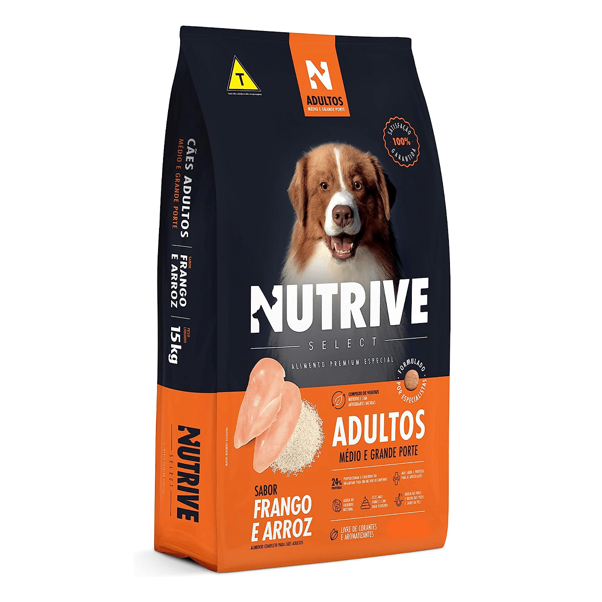 Foto-do-produto-Racao-Caes-Nutrive-Select-Adultos-Medio-e-Grande-Frango-e-Arroz-15kg-no-petshop-online-da-Tudo-de-Bicho