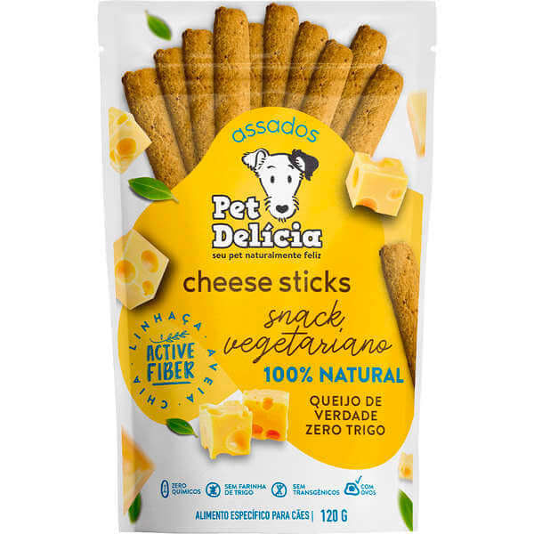 Foto-do-produto-Petisco-Pet-Delicia-Caes-Cheese-Sticks-120g-no-petshop-online-da-Tudo-de-Bicho