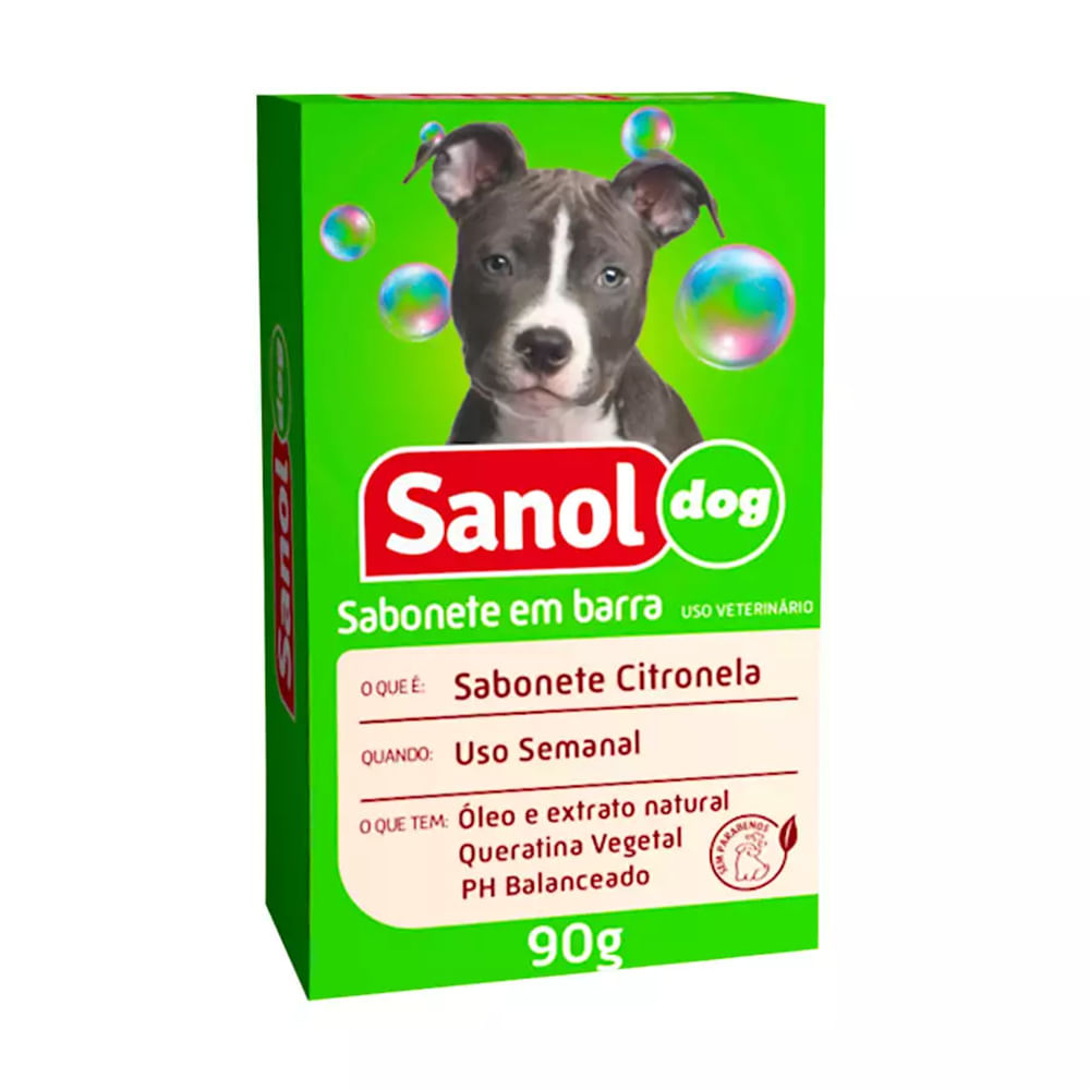 Foto-do-produto-Sabonete-Sanol-Dog-Citronela-Para-Caes-e-Gatos-90g-no-petshop-online-da-Tudo-de-Bicho