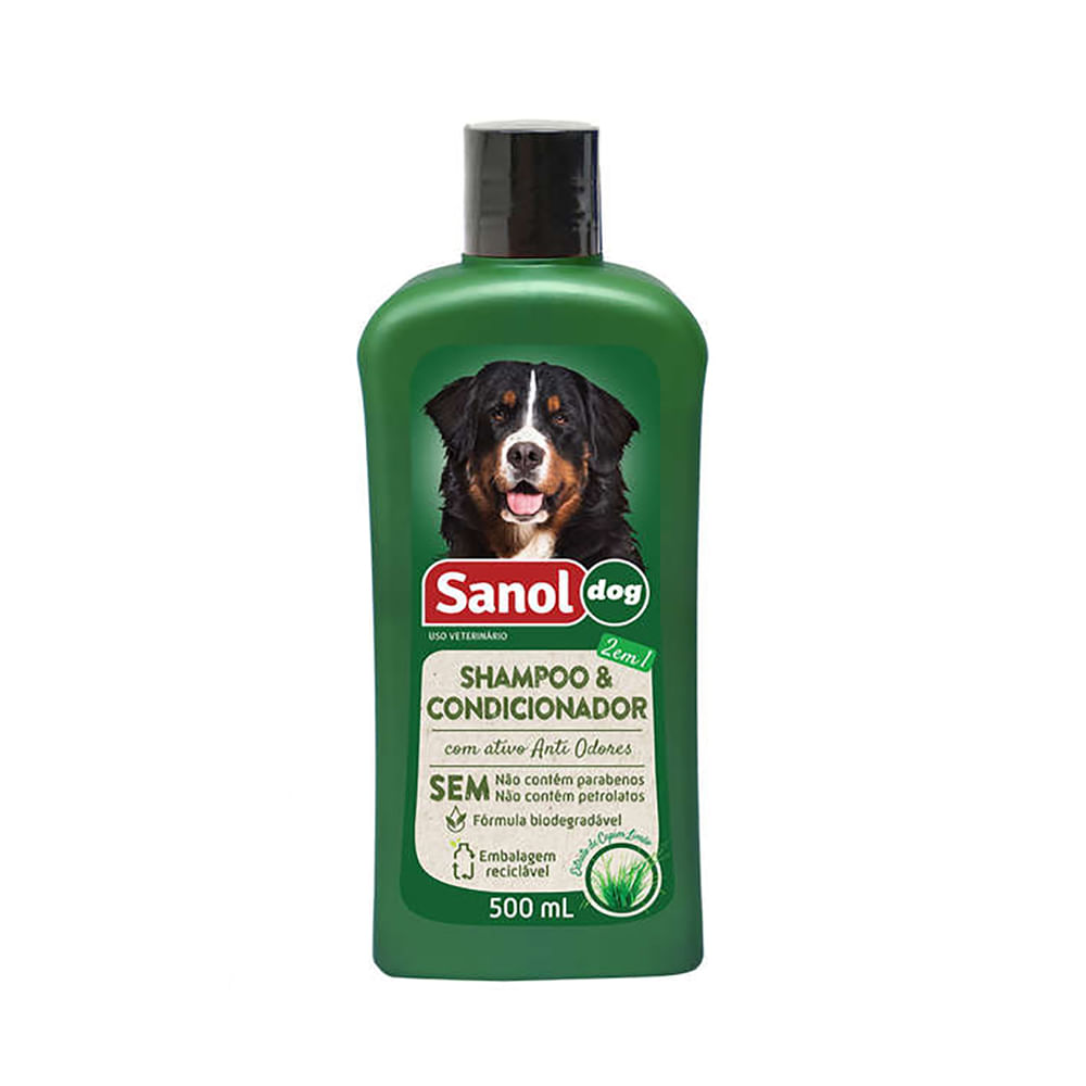 Foto-do-produto-Shampoo-e-Condicionador-Sanol-Dog-500ml-no-petshop-online-da-Tudo-de-Bicho