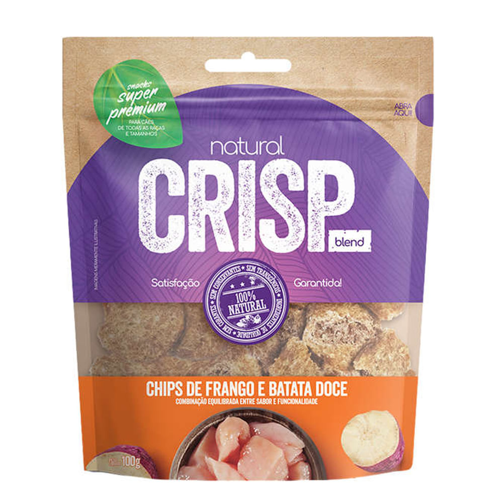 Foto-do-produto-Petisco-Natural-Crisp-de-Frango-Batata-Doce-100g-no-petshop-online-da-Tudo-de-Bicho